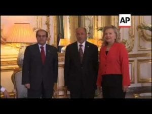 Hillary Clinton, Jalil, Mahmoud Libya 2011