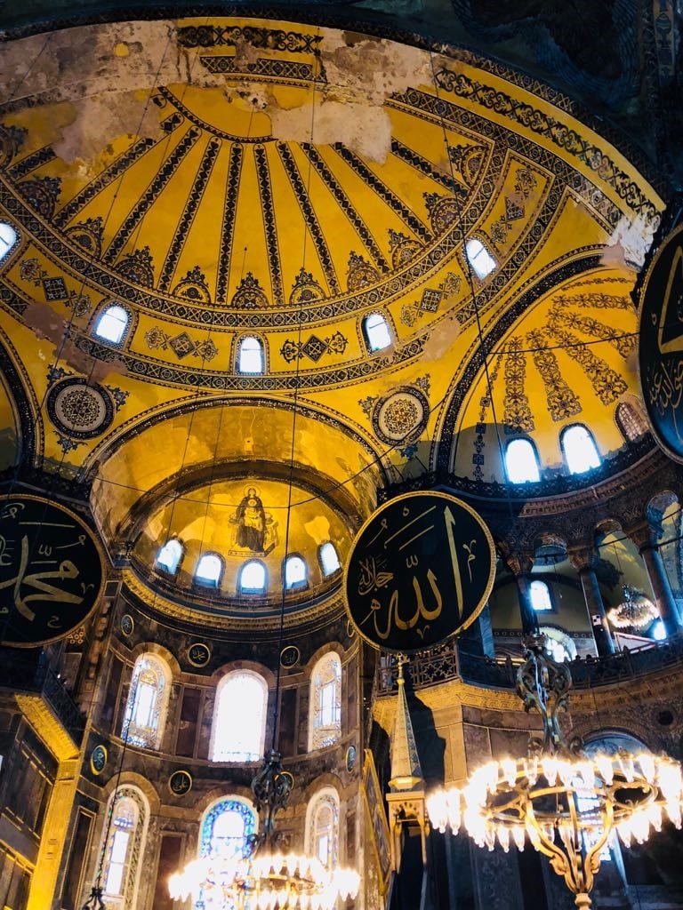 Easter and the humility of Jesus Christ: Hagia Sofia, Turkey