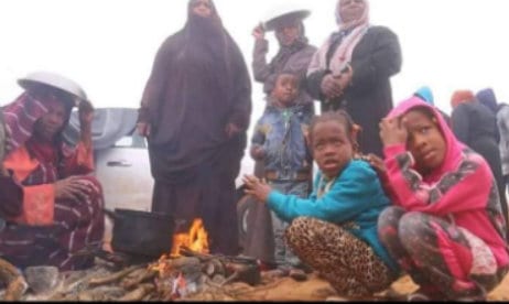 Libyan Tawhargha refugee camp, 2018. 