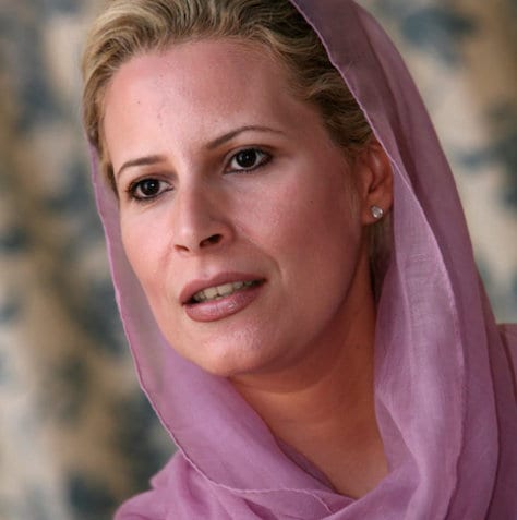 Aisha Gaddafi, daughter of Safia Farkash, Telegraph Herland Report