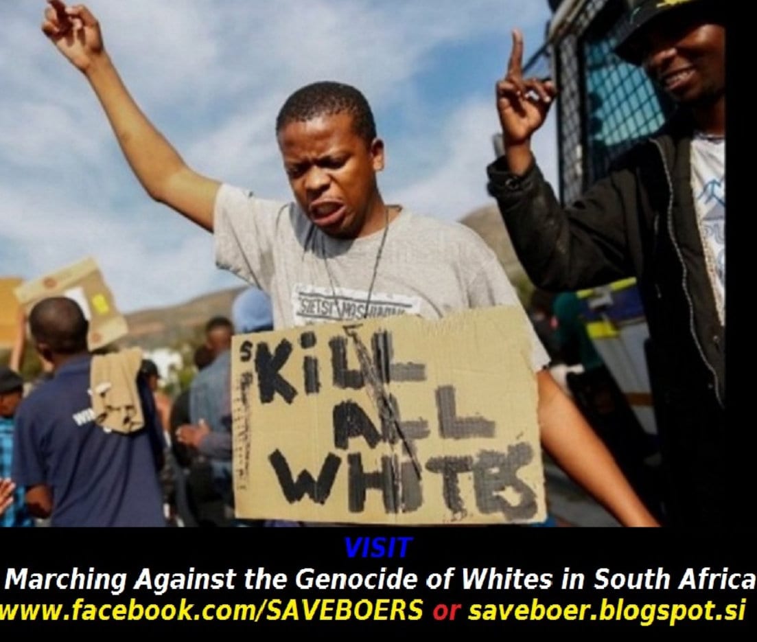 Looting of Africa Kill the Whites South Africa