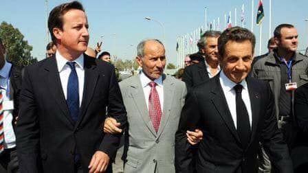 Sarkozy, Cameron and Abdul Jalil. Getty.