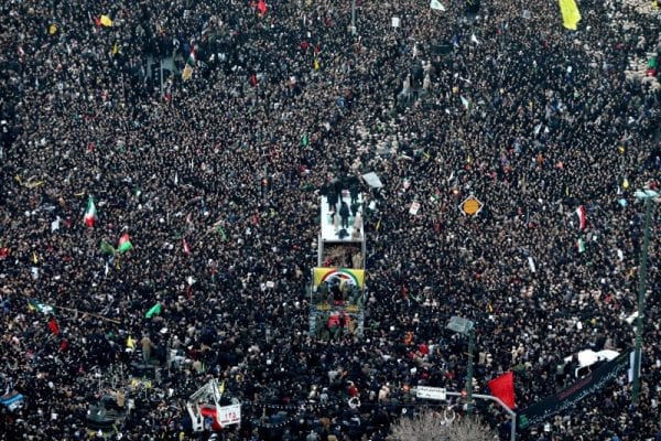 Iran Soleimani death funeral AP